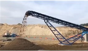 歐洲客戶抽沙洗沙脫水現場